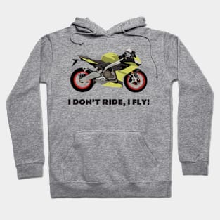 I don't ride, I fly! Aprilia RS 660 Hoodie